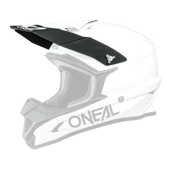 Oneal Ersatz Helmschirm 1Series Solid weiss