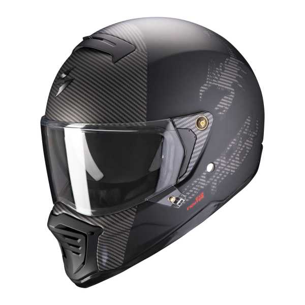 Scorpion EXO-HX1 Hostium Helm matt-schwarz-silber