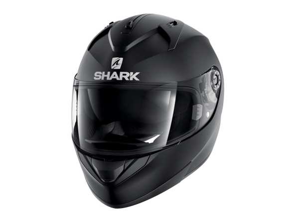 Shark Helm Ridill BLANK MAT matt-schwarz mit Sonnenblende