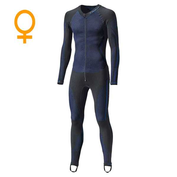 HELD Race Skin II einteiliger Damen Funktionsanzug schwarz-blau