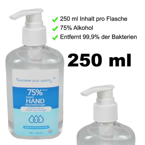 Handdesinfektionsmittel Handreinigungsgel 250 ml