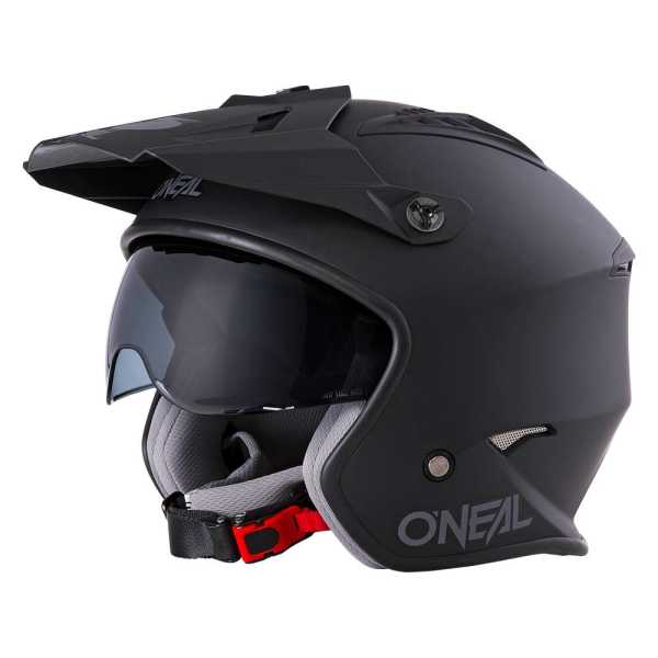 Oneal Volt Trial Helm mit Sonnenblende matt-schwarz