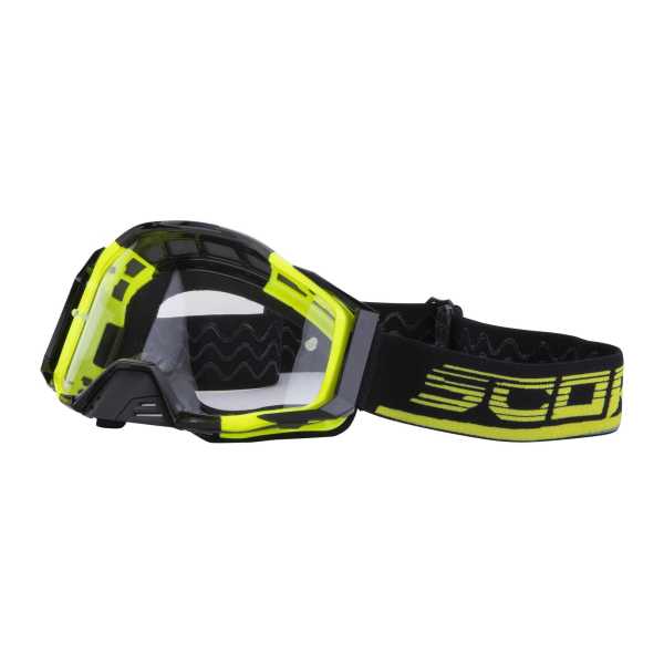 Scorpion Motocross-Brille E21 neongelb-schwarz