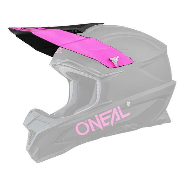 Oneal Ersatz Helmschirm 1Series Solid schwarz-pink