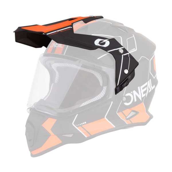 ONEAL Sierra II COMB Ersatz Helmschirm matt-schwarz-orange