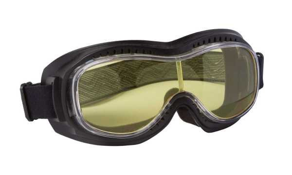 Modeka Toronto Motorradbrille für Brillenträger xenolit gelb