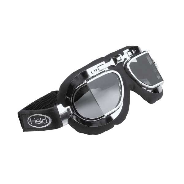 HELD Classic Motorradbrille mit Chrom