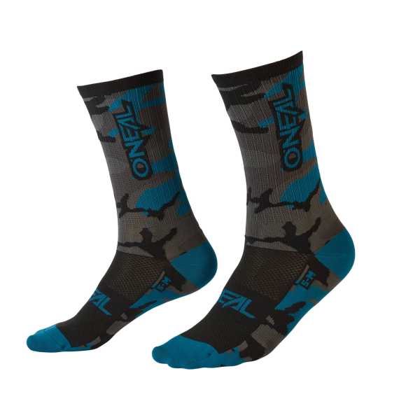 Oneal MTB Performance Socke Camo V.24 grau-blau-schwarz