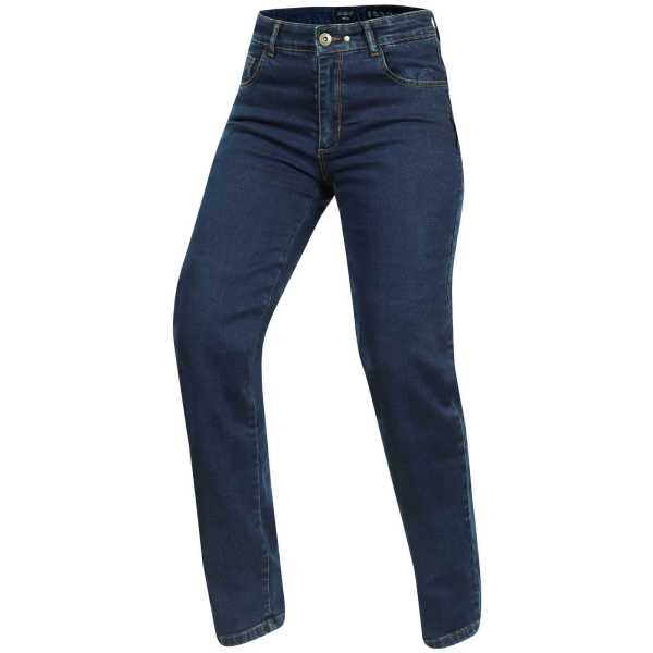 Trilobite Fresco Damen Slim-Fit Motorrad-Jeans dunkelblau