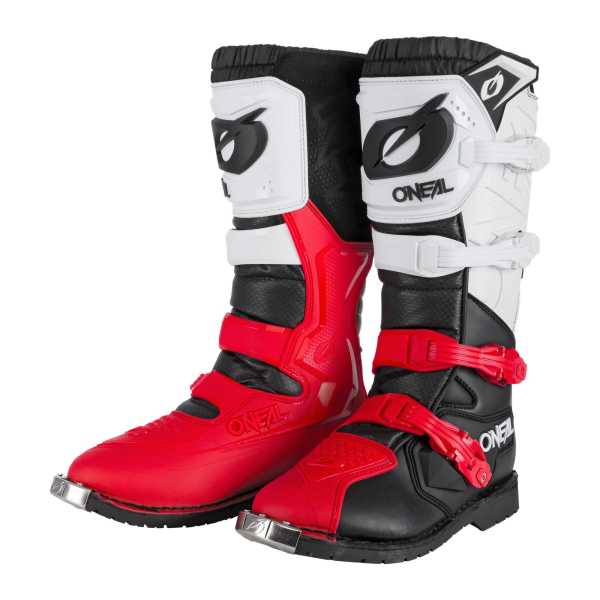 Oneal Rider Pro Cross Stiefel schwarz-weiss-rot