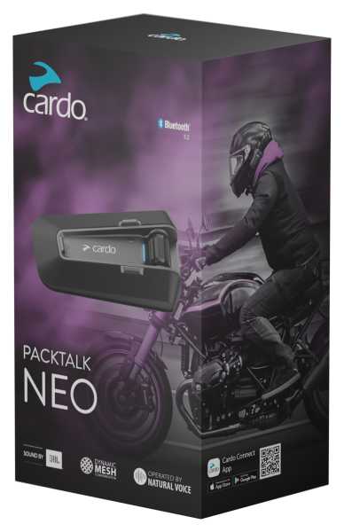 Cardo Packtalk Neo Kommunikationssystem Singlebox 1 Gerät
