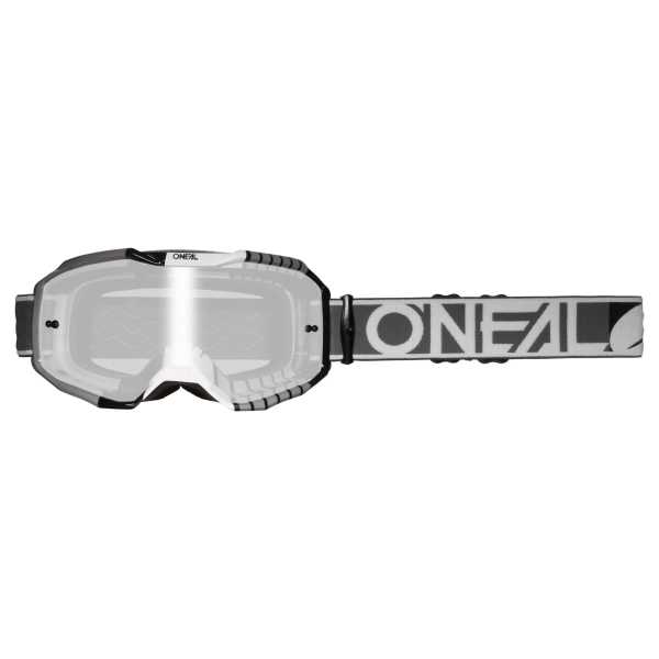 Oneal B-10 Duplex V.24 Crossbrille grau-weiss-schwarz