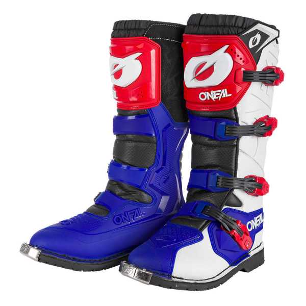 Oneal Rider Pro Cross Stiefel blau-rot-weiss