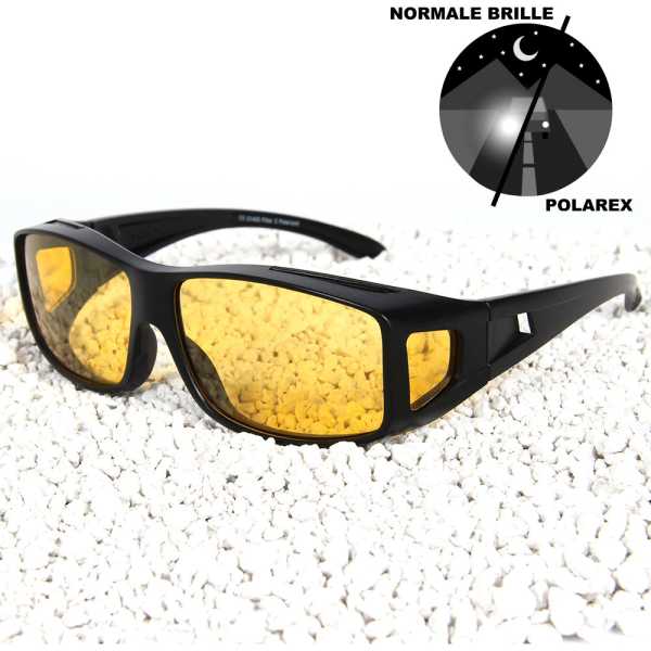 Blendschutz Gelb für Nachtsicht Windschutz NOPNOG Auto Fahrerbrille Sonnenbrille UV-Schutz