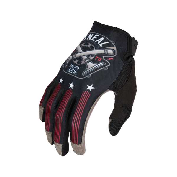 Oneal Mayhem Piston V.23 Motocross Handschuhe schwarz-weiss-rot