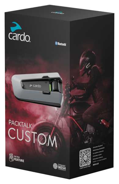 Cardo Packtalk Custom Kommunikationssystem Singlebox 1 Gerät