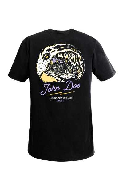 John Doe Wave T-Shirt schwarz