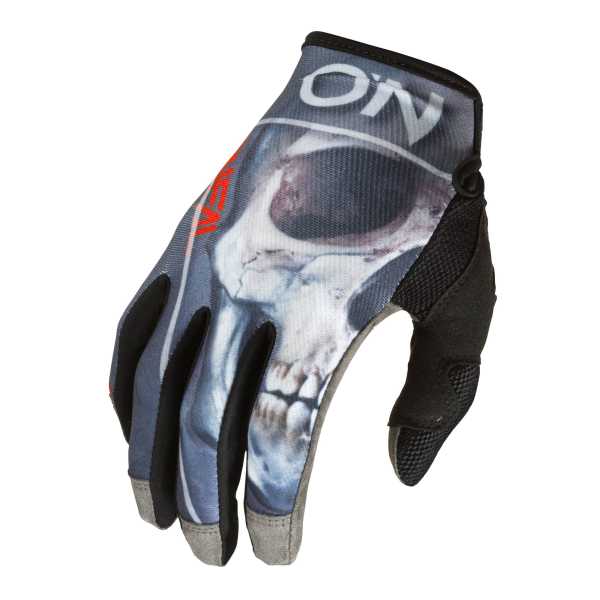 Oneal Mayhem Bones V.22 Motocross Handschuhe schwarz-rot