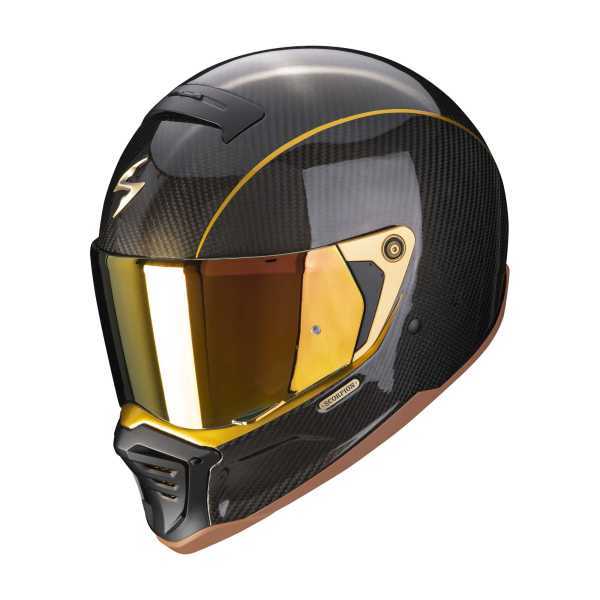 Scorpion EXO-HX1 Carbon SE Helm schwarz-gold