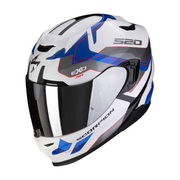 Scorpion EXO-520 Evo Air Elan Helm weiss-blau